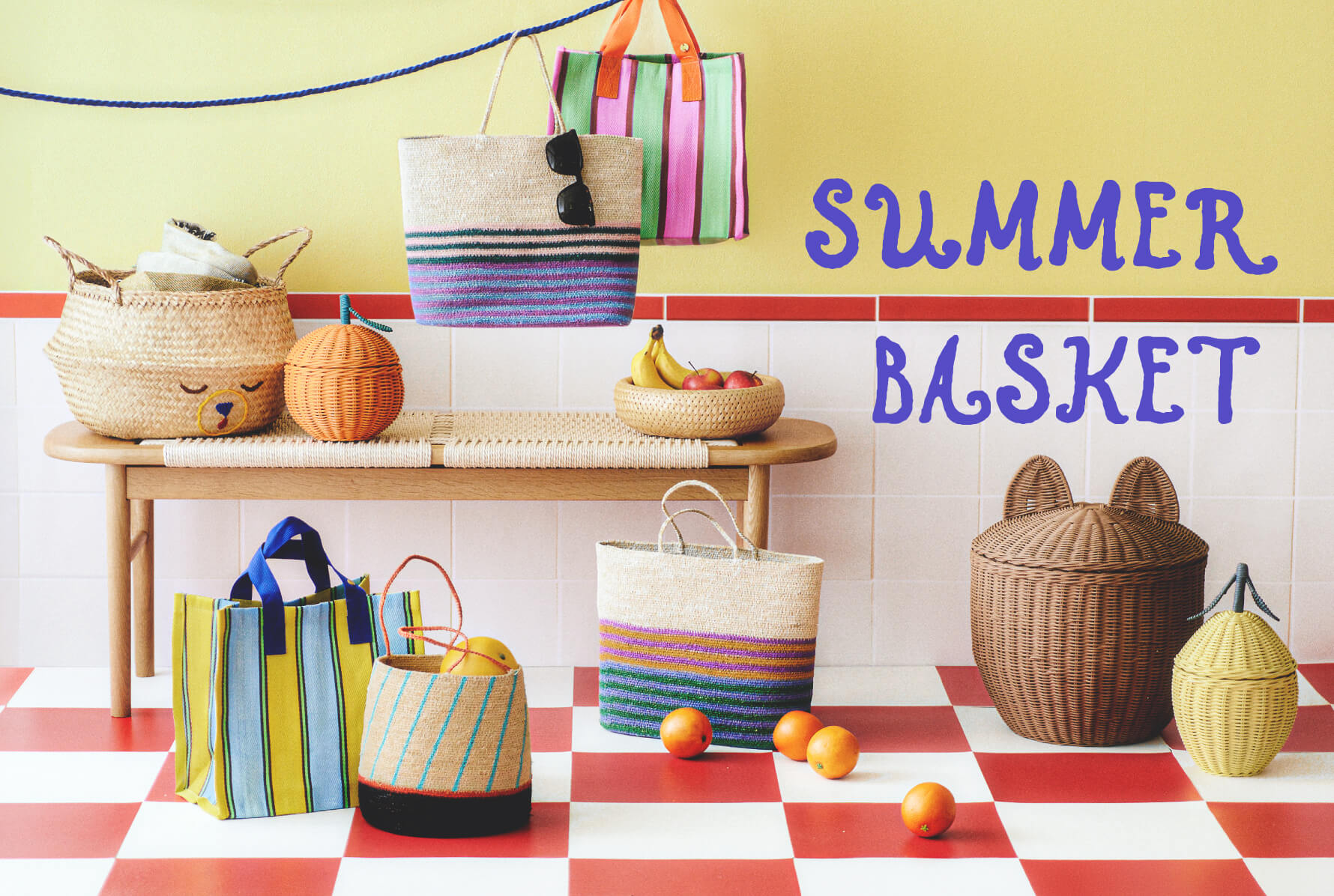 SUMMER BASKET - かざるようにしまう - – unico公式オンラインショップ