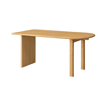 unico ウニコ HILMA ダイニングテーブル HILMA(ヒルマ) ダイニングテーブル ハーフオーバル天板 木脚ストレート