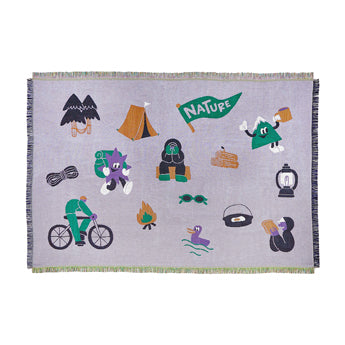 ♡2点おまとめ♡unico♡ブランケット ブルー&クッションカバー ピンク BIVVY(ビヴィ) ブランケット | マルチカバー・スロー | unico（ウニコ