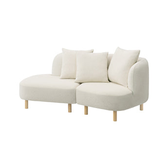 受注生産生地】LUNOM(ルノム) カバーリングソファ 2.5シーター