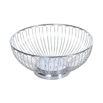 STAINLESS TABLETOP BASKET ROUND L | キッチン雑貨・食器 | unico
