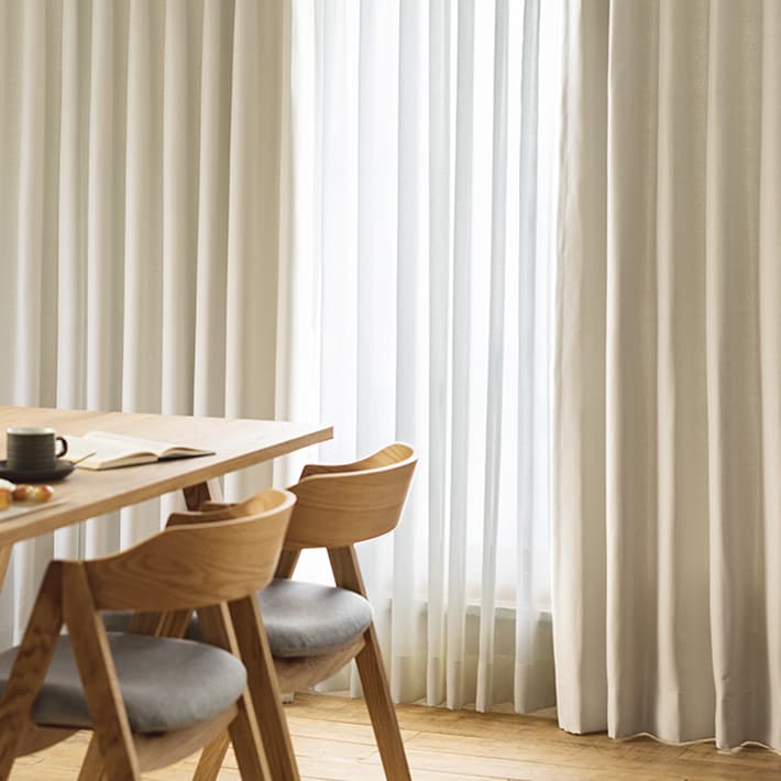 unico ECLE & ECLE LACE　オリーブ　オーダーカーテン unico ECLE & ECLE LACE オリーブ オーダーカーテン ナチュラル