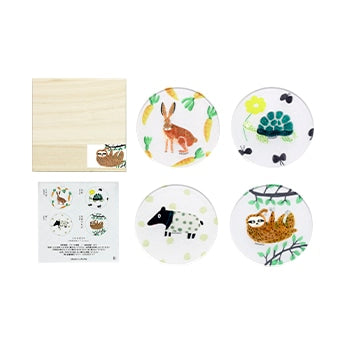 emoemo×toumei coaster set B | キッチン雑貨・食器 | unico（ウニコ