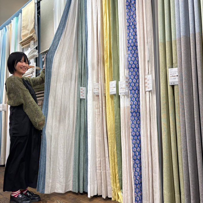 【今からの季節は】やっぱりリネンカーテン