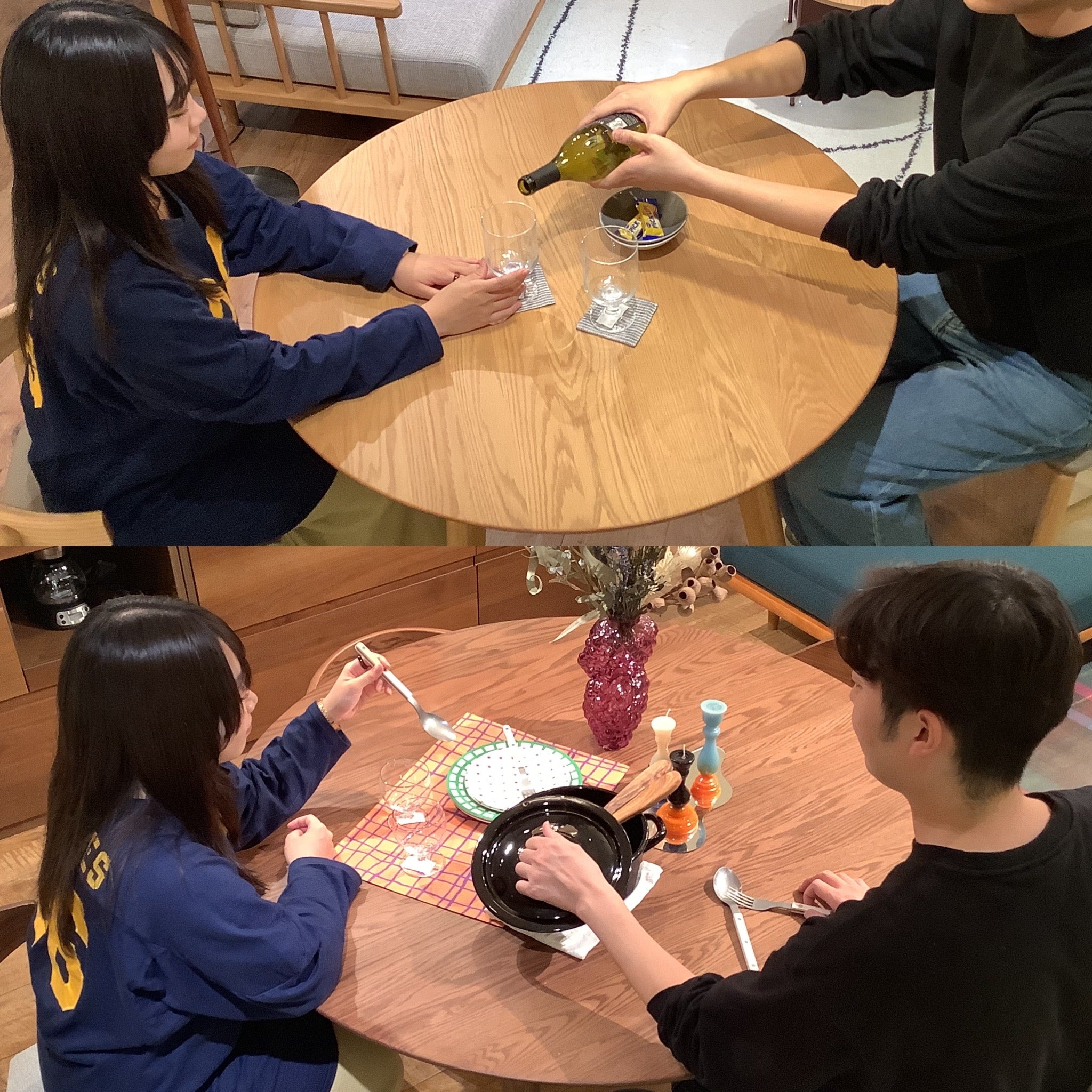 サイズ比較をするならunico吉祥寺へ！ダイニングテーブル編