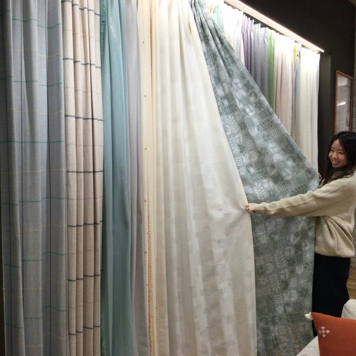 春らしい新作カーテン