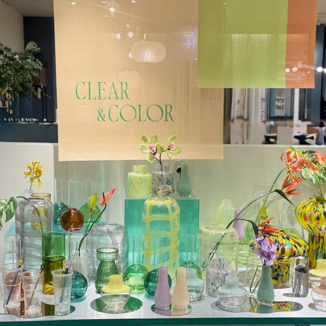 【 CLEAR&COLOR 】さわやかなガラスベースたち