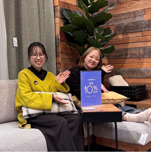 【unico金沢対象】明日より店舗限定全品10％OFFが始まります！